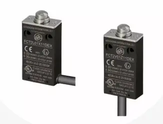 [FCT2L09Z11DEX] Hazardous Area Limit Switch | 8mm Metal End Plunger | Pre Wired Horizontal Cable | 1NO+1NC Snap Action | ATEX / IECEx / UL HazLoc