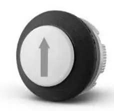 [PLN004] PLN004 - Up Arrow - White - Soft Touch Pendant Station Button