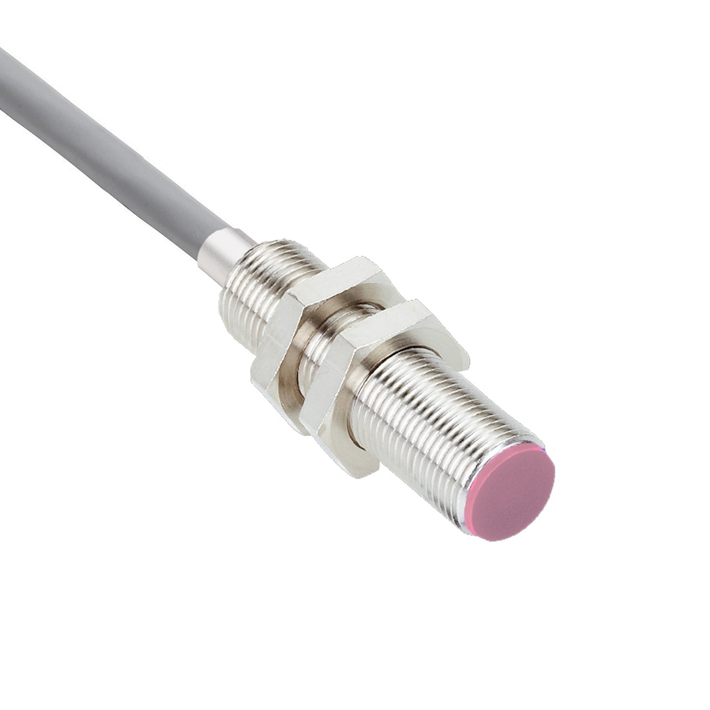 High temp inductive sensor; 12mm Diameter; 220 deg C operating temp; Standard Housing; 2 meter TEFLON cable; Sensing Distance 2 mm;