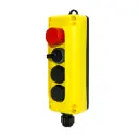 Custom Pendant Station - 4 Button | TLP4K | 2x PL005036 | 1x PSMB8T0GL | 1x PL013002 | 7xNO, 2xNC