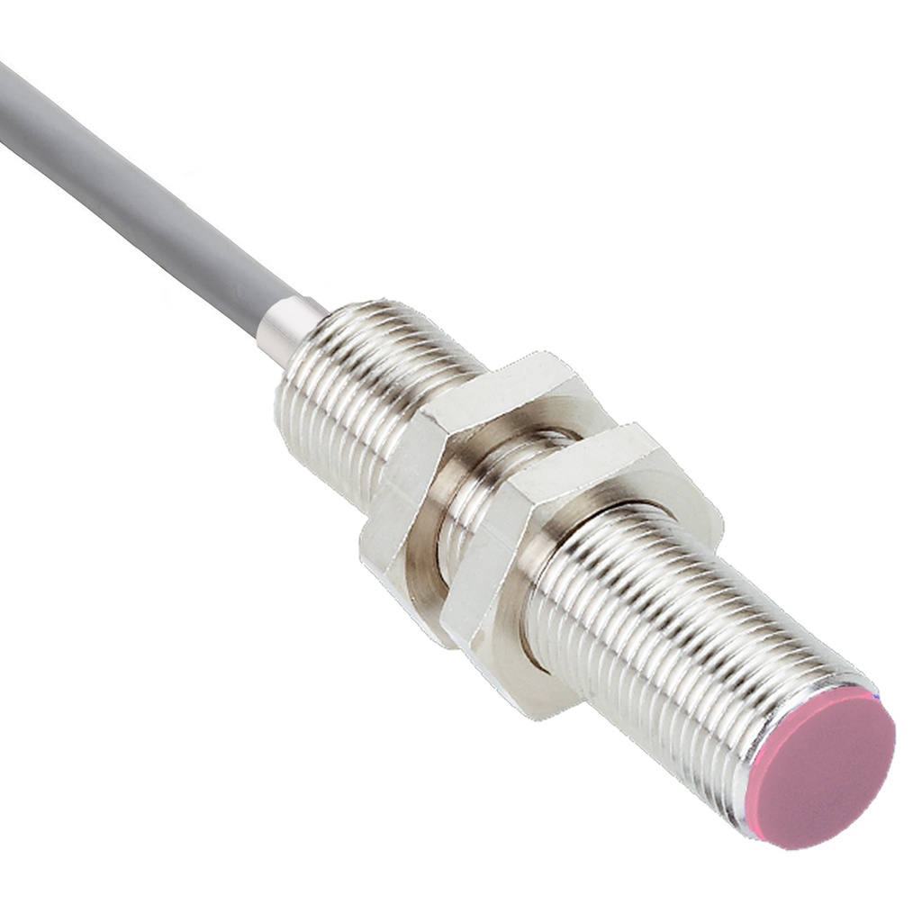 Proximity Sensor for High Temperature, 18mm Diameter, 8mm Sensing Distance, Standard Housing, 230 degree, 2 meter cable