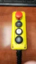 Custom - 4 Button Pendant - Estop, Left, Up, Down, Spiral Cable Gland, 4NO, 2NC Contacts
