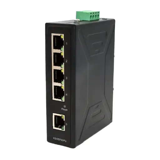 [XSWEF05PU] Industrial DIN-Rail Ethernet Switch 5 Port | XSWEF05PU